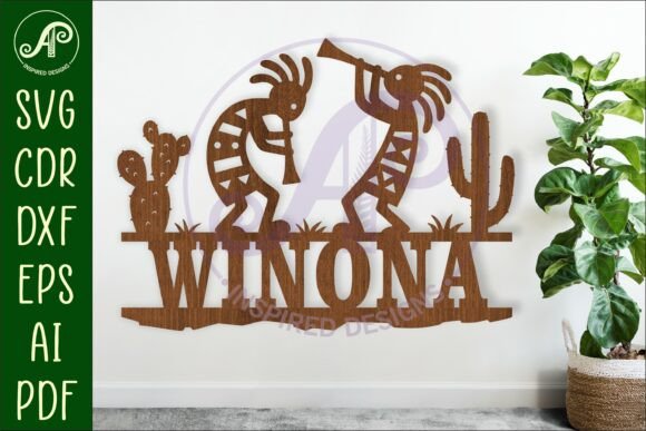 Download KoKopelli Personalized Name Sign Laser - Premium Resources