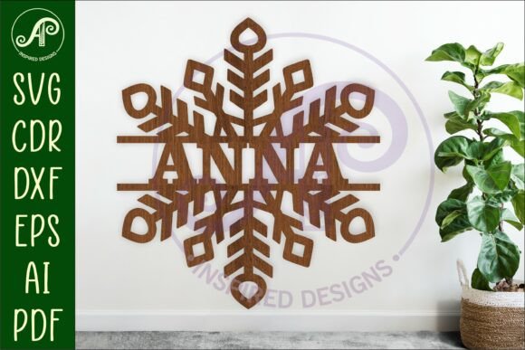 Download Snowflake Personalized Name Sign Laser - Premium Resources